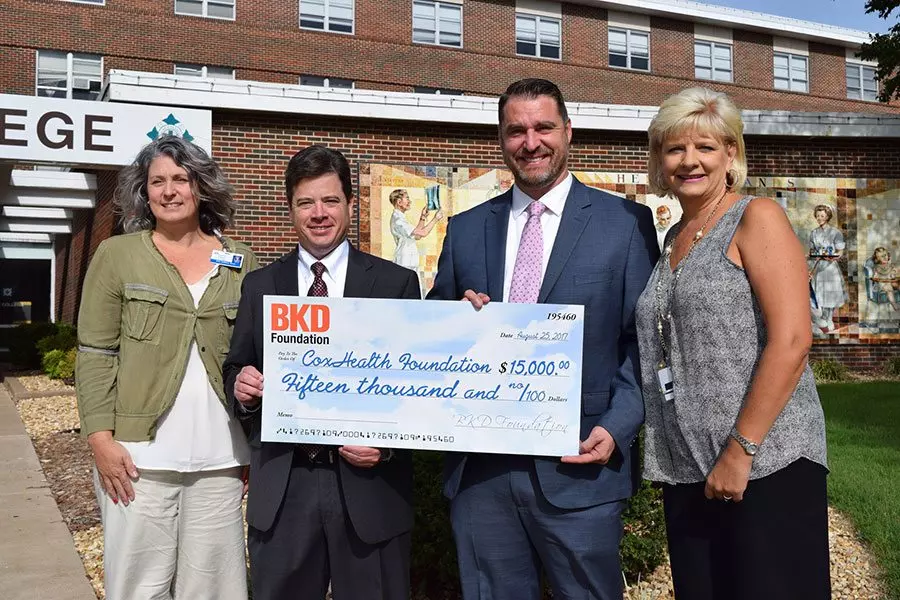 Cox College revitalization campaign receives $15,000 donation from BKD Foundation
