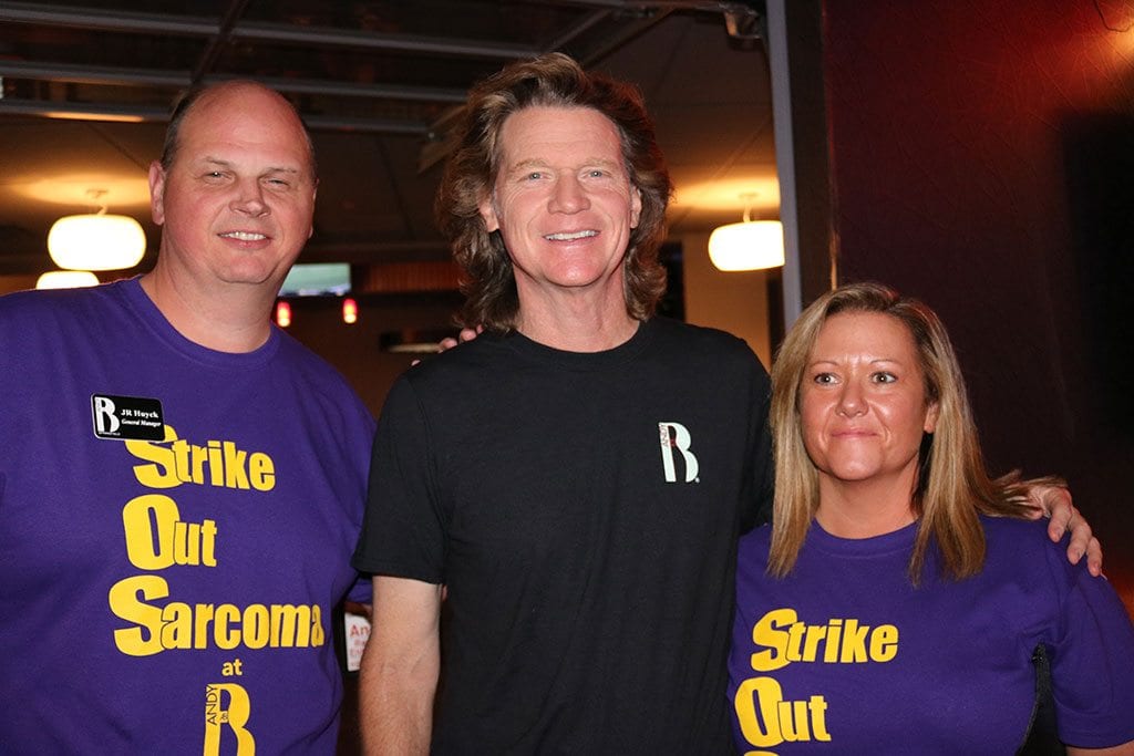 Strike Out Sarcoma was held this past Saturday at Andy B’s Entertainment Center…wow! What a great time! 